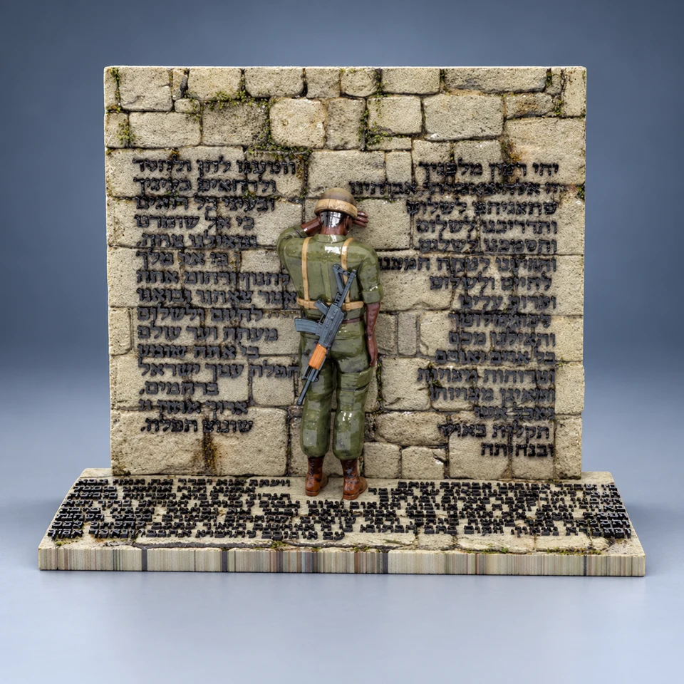 Prayer for the Paratroopers - Full Color Sandstone